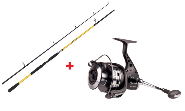 Zfish ZFISH Combo Wędka Kodiak 2.40m ZF-6909 + Kołowrotek Zeus ZX8000 ZF-9177 8506156055052 ZF-5052 Karpiowe Graty - Zdjęcie 1