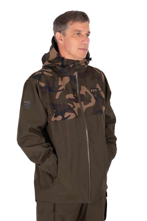 Fox FOX RS25K JACKET - KHAKI/CAMOFox RS25K Khaki / Camo Std Jacket - S  CFX398 Karpiowe Graty - Zdjęcie 8