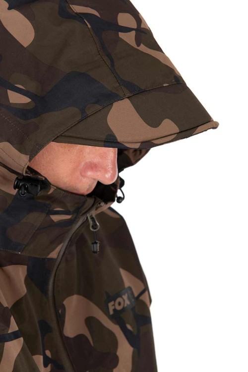 Fox FOX RS25K JACKET - KHAKI/CAMOFox RS25K Khaki / Camo Std Jacket - 3XL  CFX403 Karpiowe Graty - Zdjęcie 2