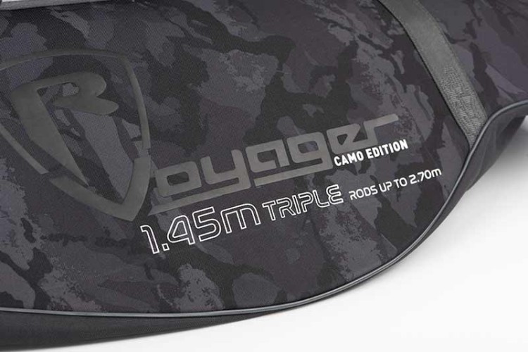 Fox Rage FOX RAGE VOYAGER® CAMO HARD ROD SLEEVES Fox Rage Voyager Hard Rod Sleeve Triple 1.45m  NLU104 Karpiowe Graty - Zdjęcie 11