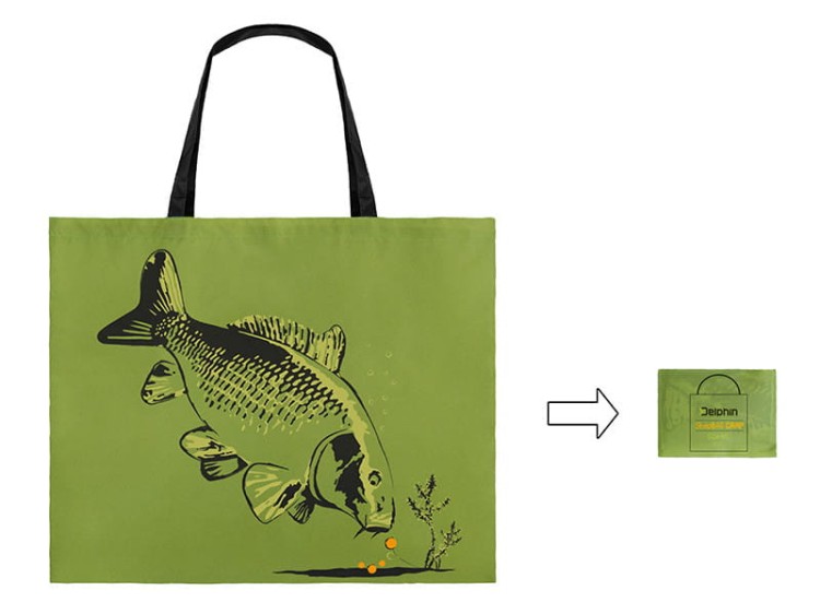 Torba na zakupy Delphin ShopBAG CARP 50x45cm 8586018529297 101005678 Karpiowe Graty - Zdjęcie 4
