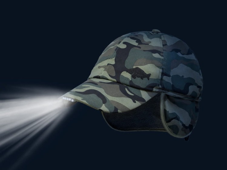 Zimowa czapka z daszkiem LED OutLINE Camo UNI 8586018529396 101005688 Karpiowe Graty - Zdjęcie 7