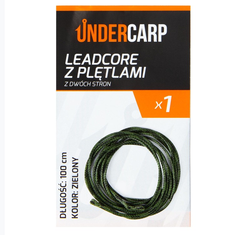 Undercarp Leadcore z pętlami z dwóch stron zielony 100 cm  5902721608334 UC712 Karpiowe Graty - Zdjęcie 9