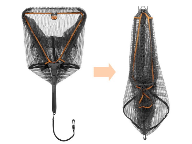 Podbierak spinningowy Delphin FoldSPIN 40x40cm  101005602 Karpiowe Graty - Zdjęcie 3