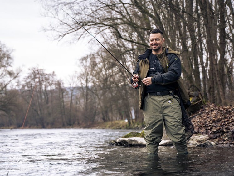 Spodnie do brodzenia Delphin HRON Pants z wysoką talią roz. 44  101004224 Karpiowe Graty - Zdjęcie 8