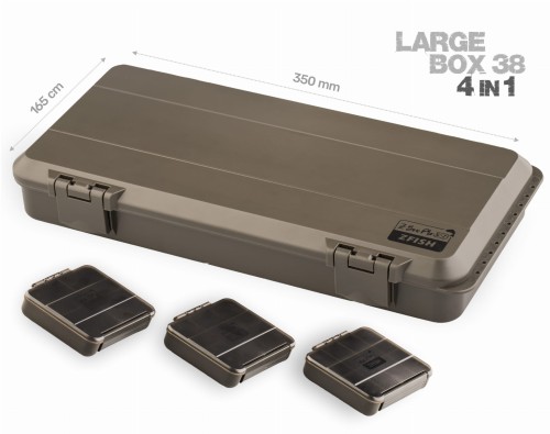 Zfish ZFISH Organizator Z-Box PRO 38 (4w1) 8591560257420 ZF-7420 Karpiowe Graty - Zdjęcie 2