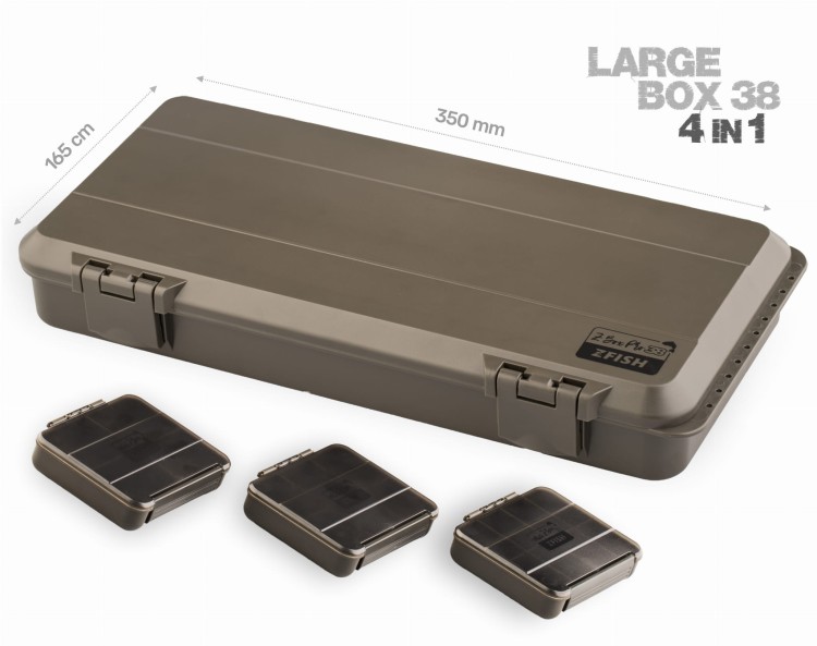 Zfish ZFISH Organizator Z-Box PRO 38 (4w1) 8591560257420 ZF-7420 Karpiowe Graty - Zdjęcie 2