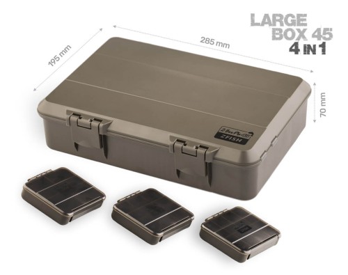Zfish ZFISH Organizator Z-Box PRO 45 (4w1) 8591560257321 ZF-7321 Karpiowe Graty - Zdjęcie 2