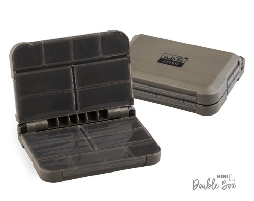 Zfish ZFISH Podwójne Pudełko Mini Double Box L 8591560258144 ZF-8144 Karpiowe Graty - Zdjęcie 1