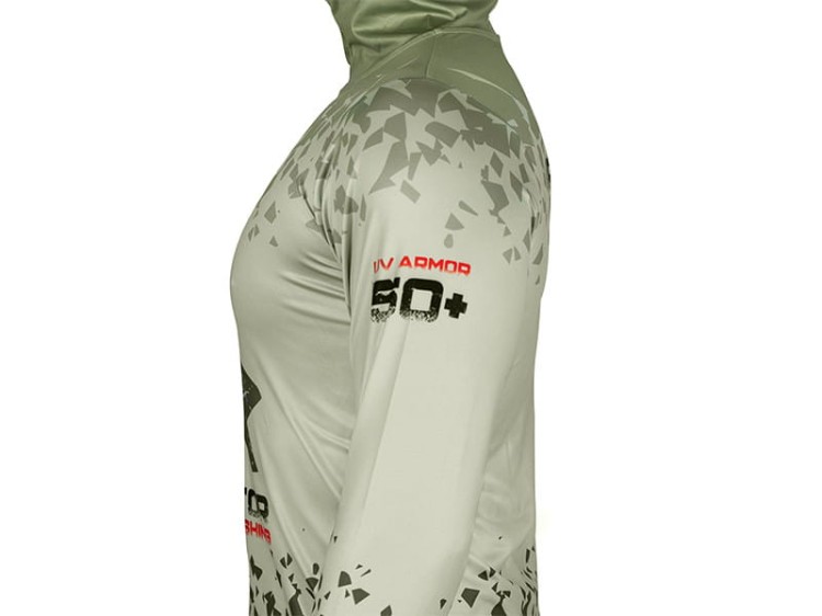 Bluza z kapturem Delphin UV ARMOR 50+ Predator L 8586018527378 101005493 Karpiowe Graty - Zdjęcie 3