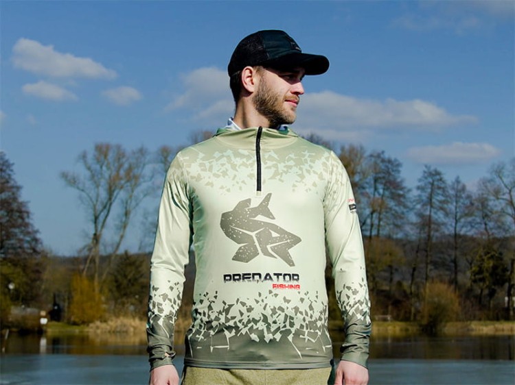 Bluza z kapturem Delphin UV ARMOR 50+ Predator XL 8586018527385 101005494 Karpiowe Graty - Zdjęcie 1