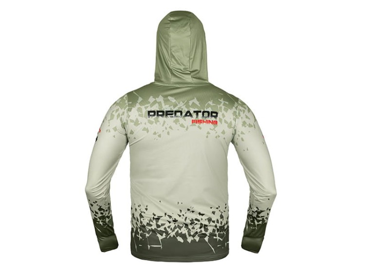 Bluza z kapturem Delphin UV ARMOR 50+ Predator XXXL 8586018527408 101005496 Karpiowe Graty - Zdjęcie 4
