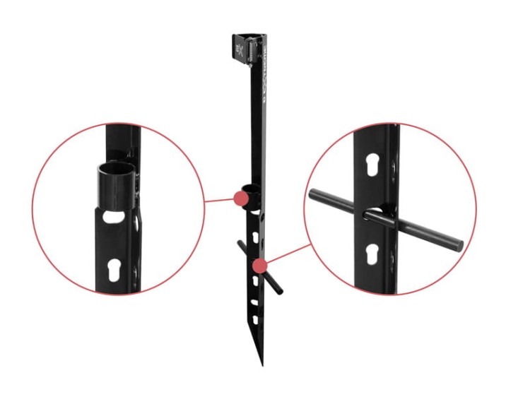 Podpórka do wędek sumowych Delphin EXTREME 100cm 8586018529310 101005680 Karpiowe Graty - Zdjęcie 1