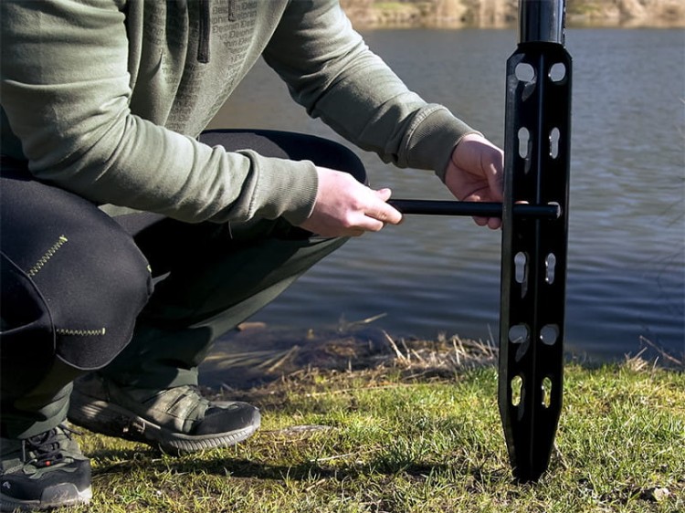 Podpórka do wędek sumowych Delphin EXTREME 100cm 8586018529310 101005680 Karpiowe Graty - Zdjęcie 3