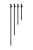 Fox FOX BLACK LABEL CARBON BANKSTICKS"Black Label Carbon 12"" Bankstick "  CBS090 Karpiowe Graty - Zdjęcie 3