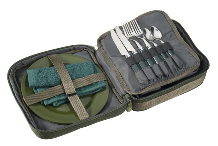 Mivardi Dinning Set Premium - zestaw sztućców i talerzy 8595712408227 Karpiowe Graty - Zdjęcie 1
