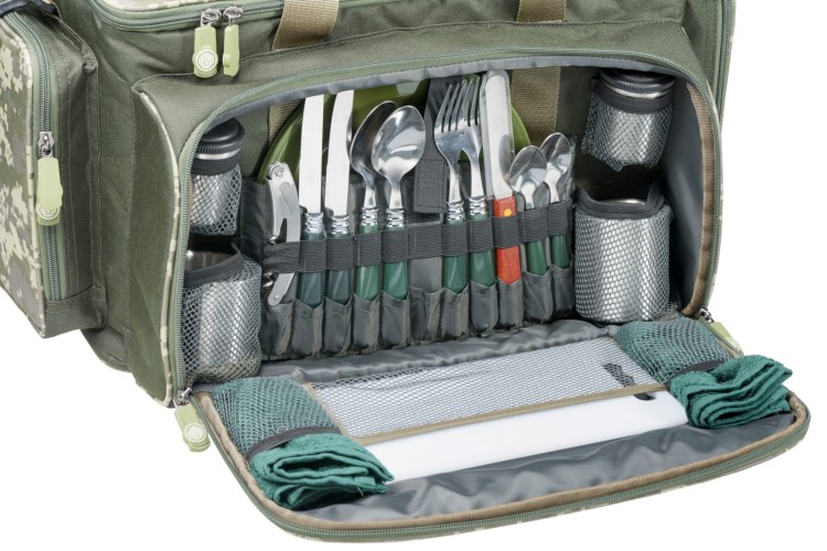 Mivardi Dining Thermo Bag CamoCode - torba termiczna z zestawem obiadowym M-DITBCC Karpiowe Graty - Zdjęcie 2