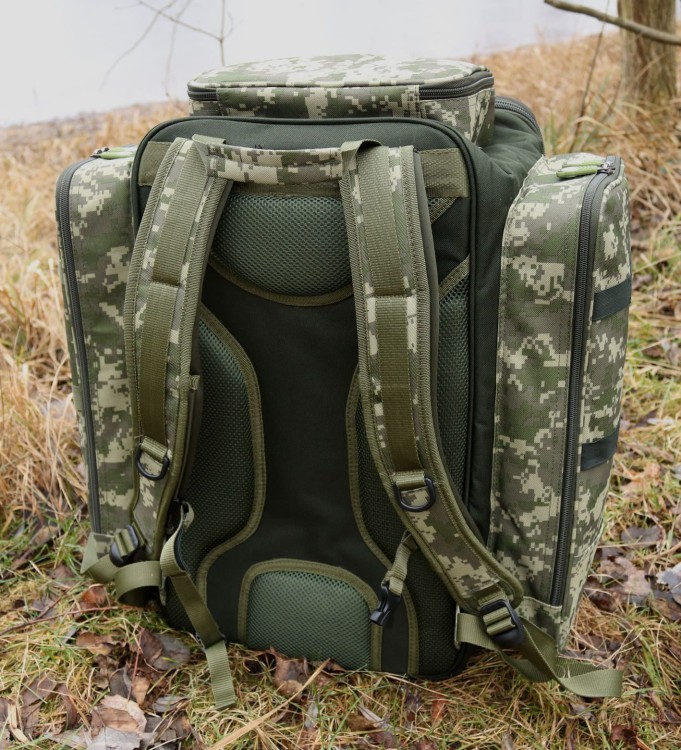 Mivardi Bagpack CamoCODE Cube XL - plecak wędkarski  Karpiowe Graty - Zdjęcie 13