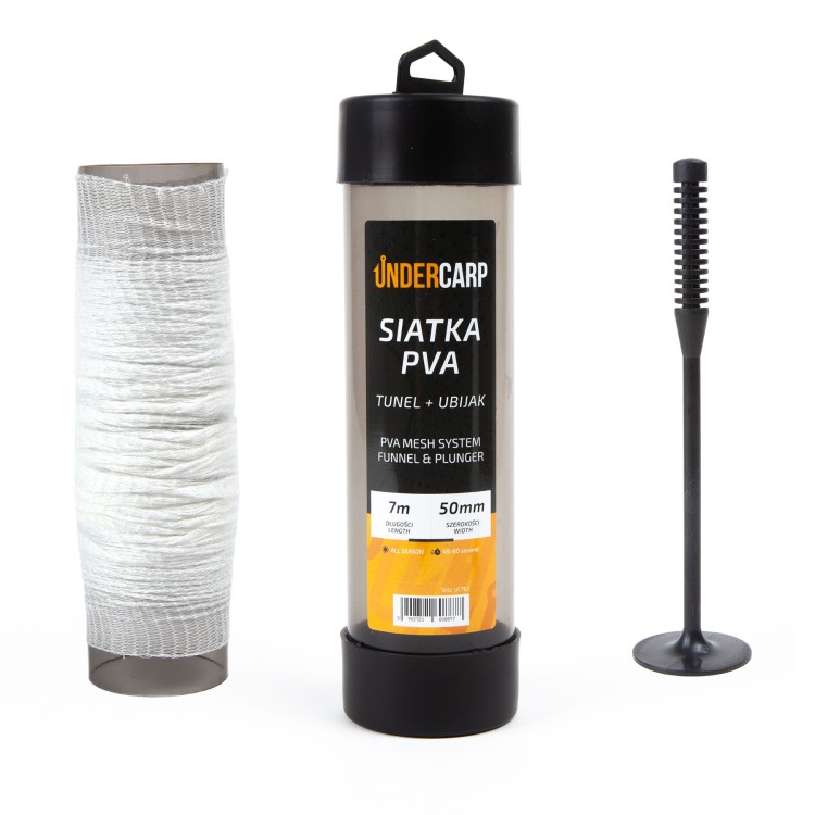 Undercarp Siatka Pva Tunel+Ubijak 50mm 7m   UC762 Karpiowe Graty - Zdjęcie 2