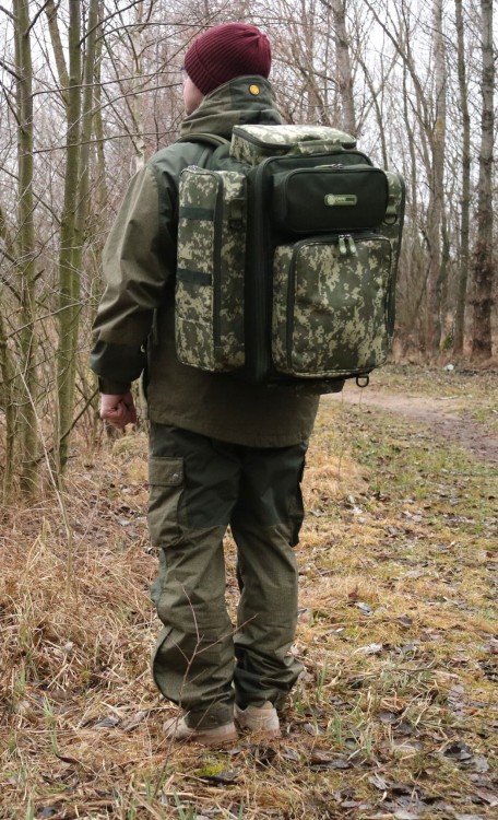 Mivardi Bagpack CamoCODE Cube XL - plecak wędkarski  Karpiowe Graty - Zdjęcie 19