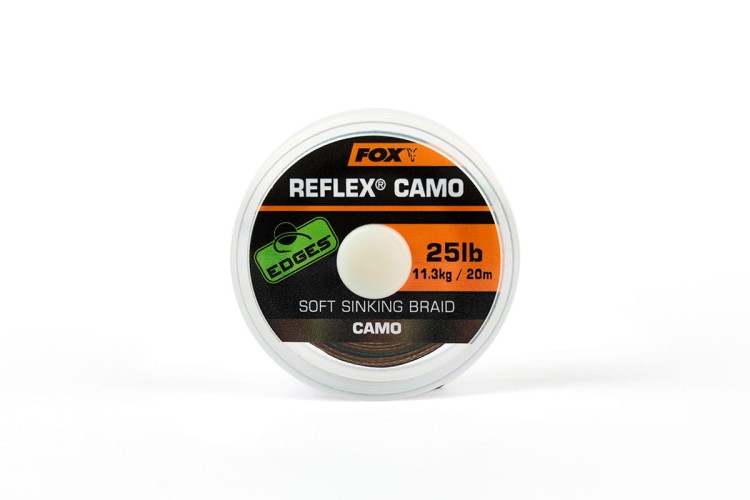 Fox Edges Reflex Camo 25 lb / 20 m - plecionka przyponowa  Karpiowe Graty - Zdjęcie 3