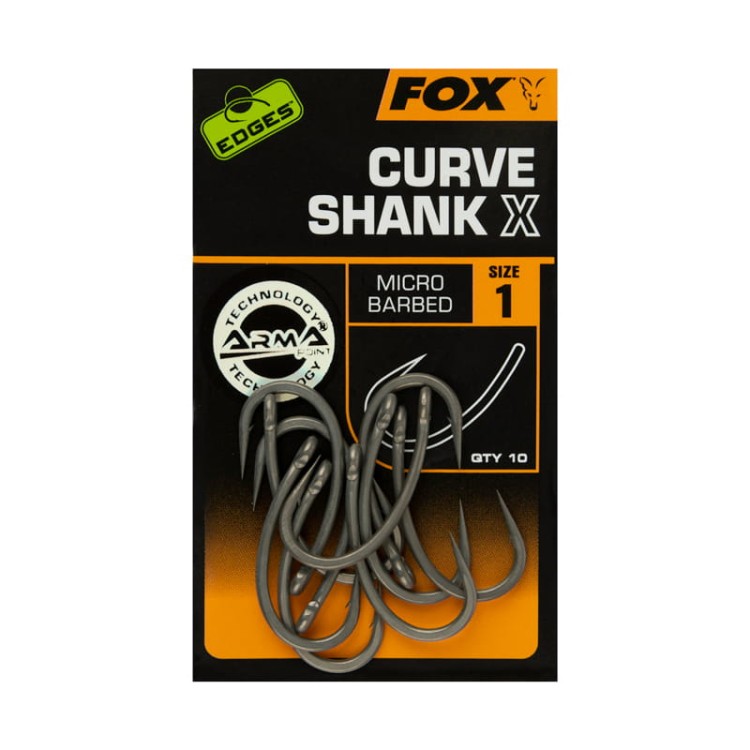 Fox Edges Curve Shank X Size 4 - haki karpiowe  Karpiowe Graty - Zdjęcie 4