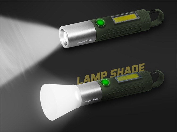 Lampa kempingowa Delphin Torix 2200 mAh 8585066506113 101005976 Karpiowe Graty - Zdjęcie 4