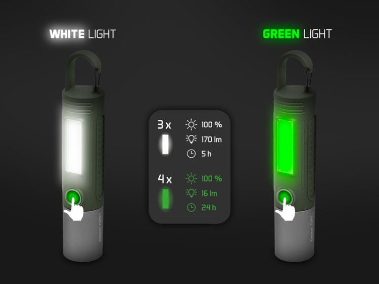 Lampa kempingowa Delphin Torix 2200 mAh 8585066506113 101005976 Karpiowe Graty - Zdjęcie 5