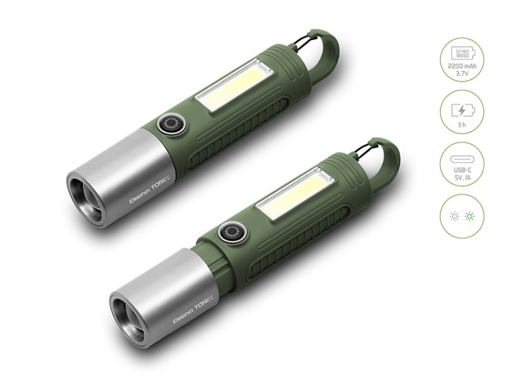 Lampa kempingowa Delphin Torix 2200 mAh 8585066506113 101005976 Karpiowe Graty - Zdjęcie 10