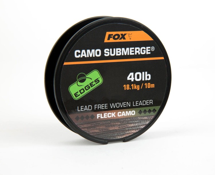 Fox Submerge Fleck Camo 40 lb / 10 m - bezrdzenny leader  Karpiowe Graty - Zdjęcie 4