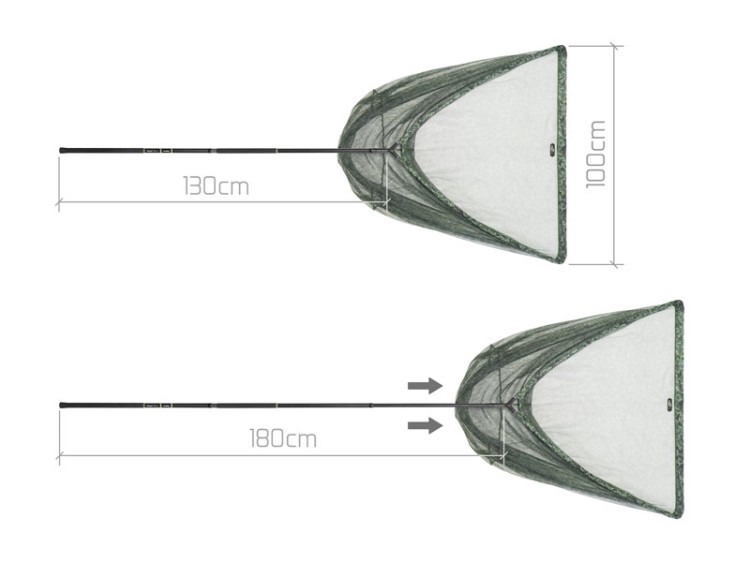 Podbierak Delphin TELEFIX C2G 100x100/1.8m/2składy/Tele 8585066517997 101006040 Karpiowe Graty - Zdjęcie 16
