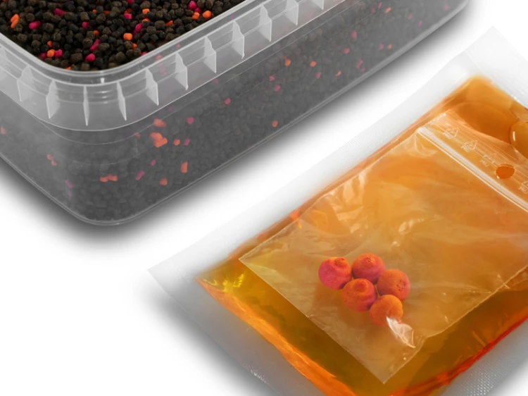 Pellet box Delphin Reaxe READY&GO Mango–Brzoskwinia / 400g 8585066522595 101006478 Karpiowe Graty - Zdjęcie 8