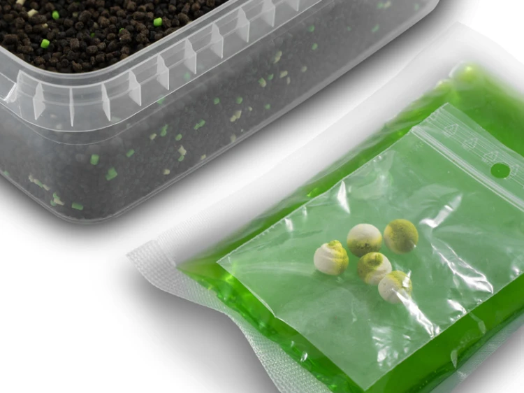 Pellet box Delphin Reaxe READY&GO Czosnek-Kwas Masłowy / 400g 8585066522588 101006477 Karpiowe Graty - Zdjęcie 8