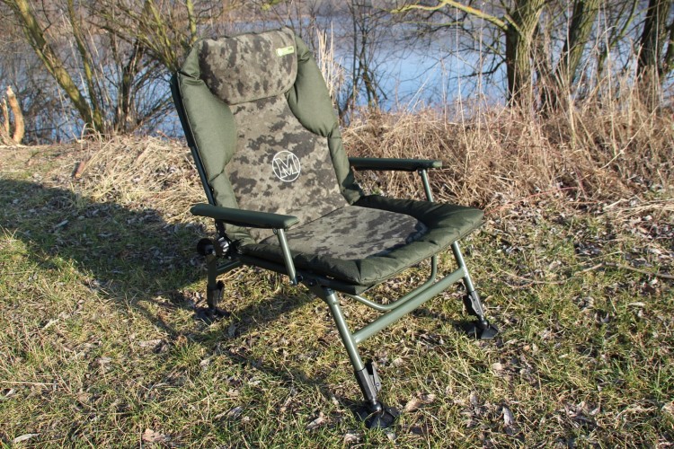 Mivardi Chair CamoCode Arm - krzesło karpiowe  Karpiowe Graty - Zdjęcie 10