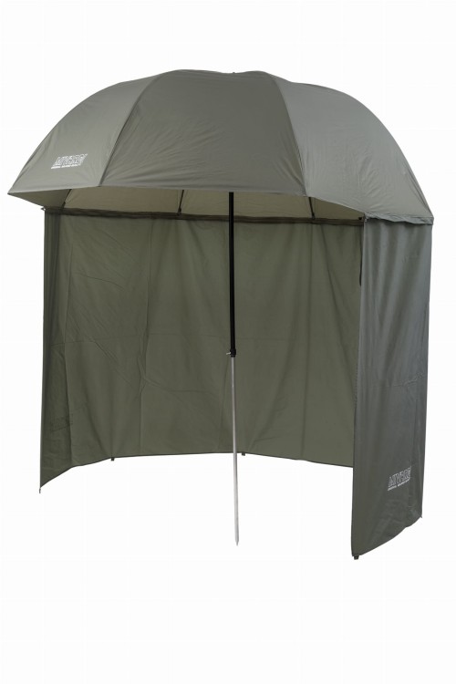 Mivardi Umbrella Green PVC + Side Cover - parasol karpiowy M-AUSG250C Karpiowe Graty - Zdjęcie 2