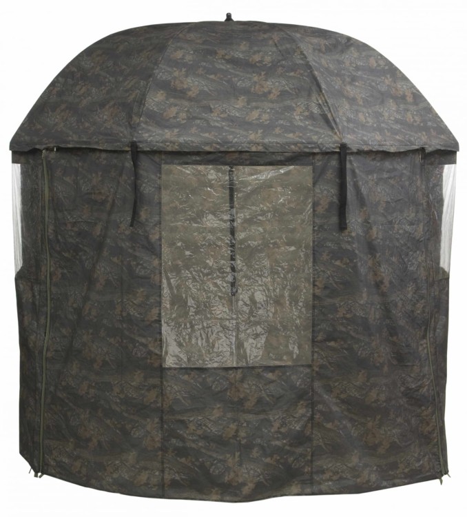Mivardi Umbrella Camou PVC + Full Cover - parasol karpiowy 8595712406926 Karpiowe Graty - Zdjęcie 1