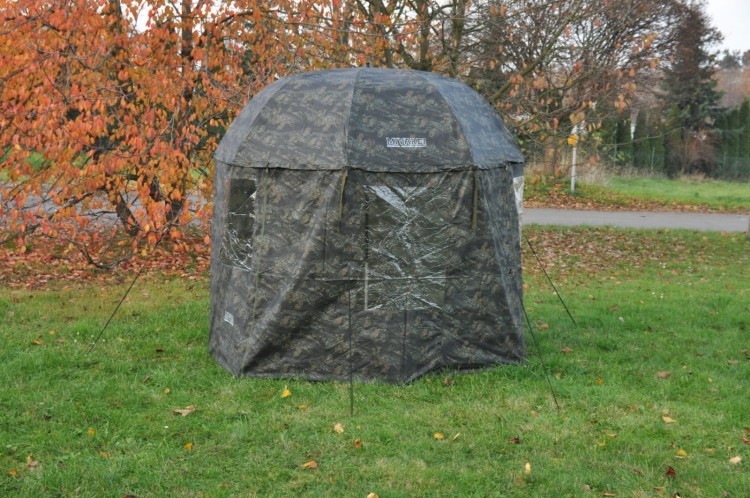 Mivardi Umbrella Camou PVC + Full Cover - parasol karpiowy  Karpiowe Graty - Zdjęcie 3