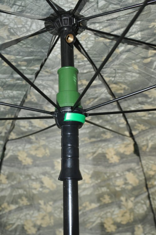 Mivardi Umbrella Camou PVC + Full Cover - parasol karpiowy  Karpiowe Graty - Zdjęcie 10