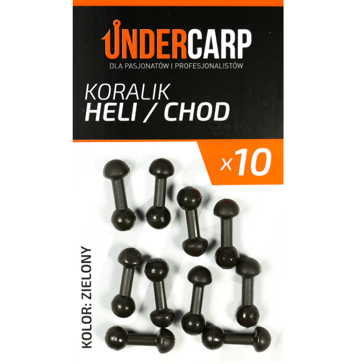 Undercarp Koralik Heli / Chod (zielony) 5902721600178 Karpiowe Graty - Zdjęcie 1
