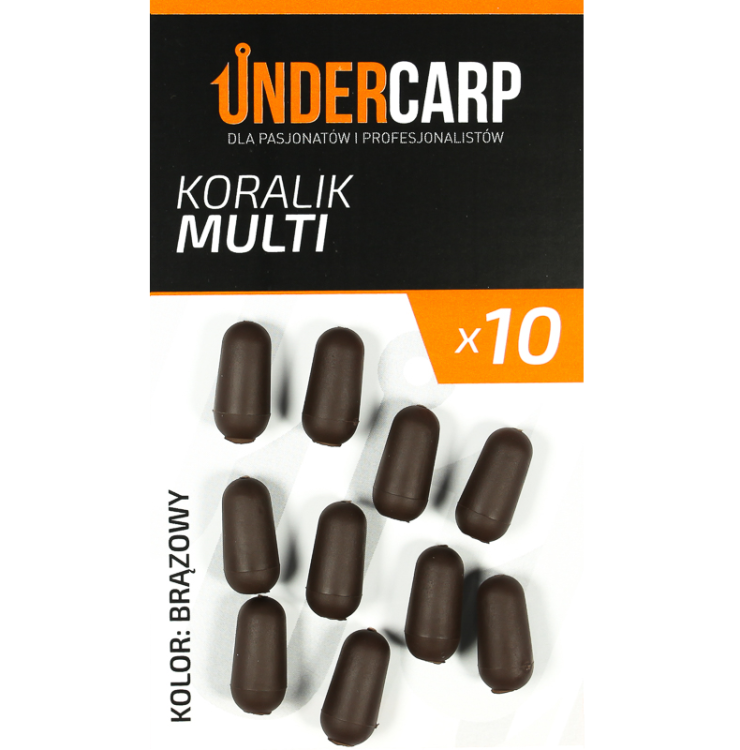 Undercarp Koralik Multi (brązowy) 5902721600697 Karpiowe Graty - Zdjęcie 1