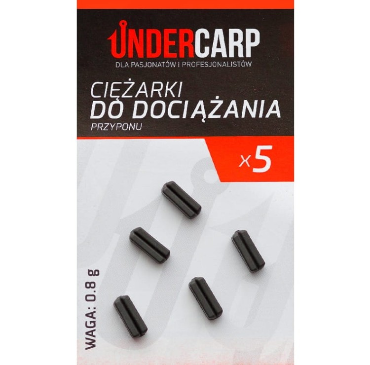 Undercarp Ciężarki do Dociążania Przyponu 0,8 g UC408 Karpiowe Graty - Zdjęcie 2