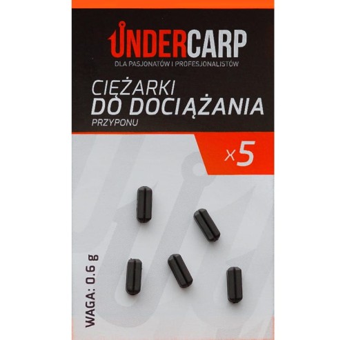 Undercarp Ciężarki do Dociążania Przyponu 0,6 g UC407 Karpiowe Graty - Zdjęcie 2