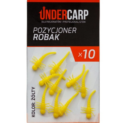 Undercarp Pozycjoner Haczyka Robak (żółty) 5902721605371 Karpiowe Graty - Zdjęcie 1