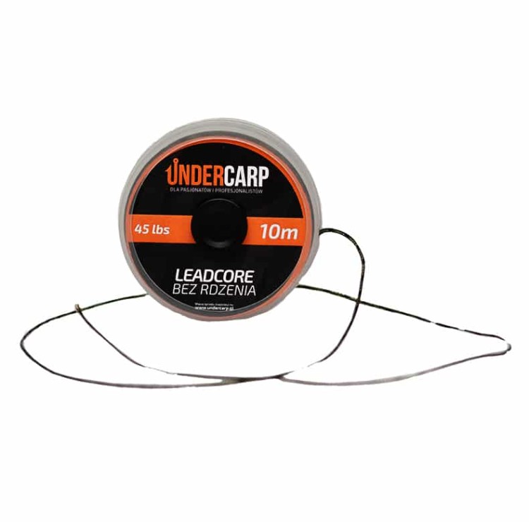 Undercarp Leadcore Bez Rdzenia 45 lb / 10 m (zielony) UC414 Karpiowe Graty - Zdjęcie 2