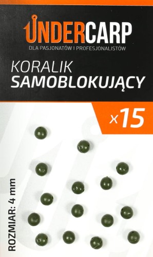 Undercarp Koralik Samoblokujący - rozmiar 4 mm (zielony) 5902721601168 Karpiowe Graty - Zdjęcie 1