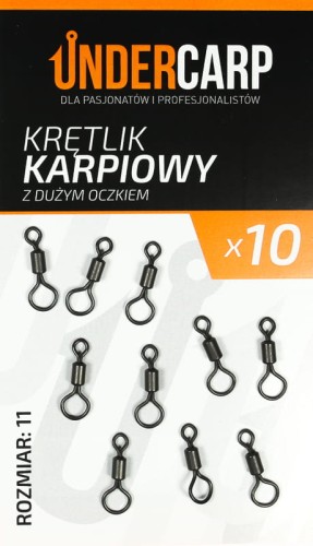 Undercarp Krętlik Karpiowy z Dużym Oczkiem - rozmiar 11 5902721600420 Karpiowe Graty - Zdjęcie 1