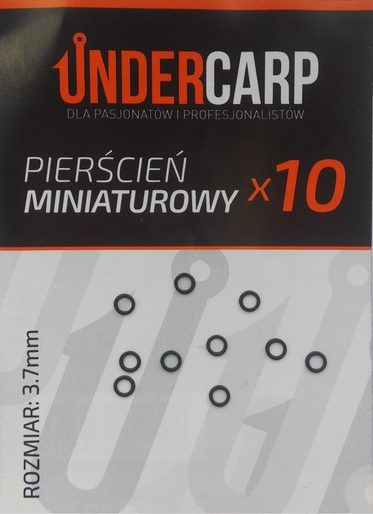 Undercarp Pierścień Miniaturowy 3,7 mm 5905279471306 Karpiowe Graty - Zdjęcie 1