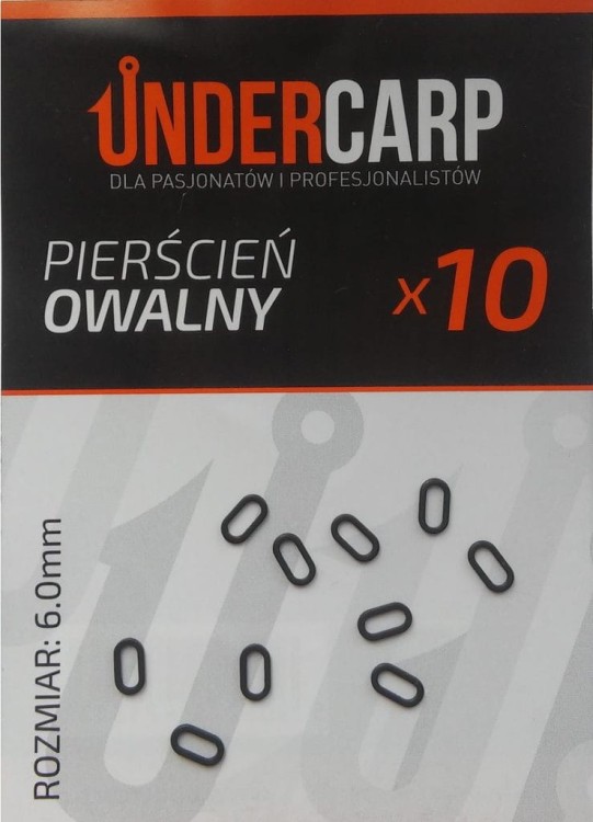 Undercarp Pierścień Owalny 6,0 mm 5905279471313 Karpiowe Graty - Zdjęcie 1