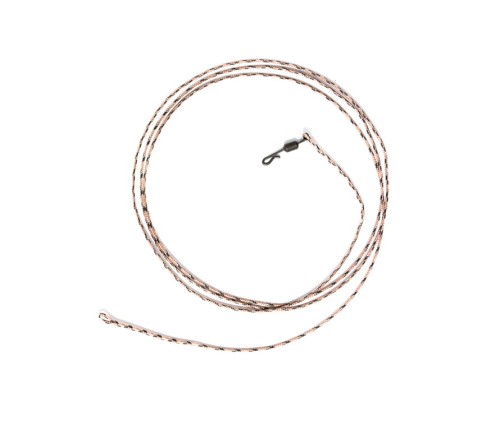 Undercarp Leadcore z Krętlikiem do Szybkiej Wymiany 45 lb / 100 cm Brązowy (1 szt.) UC204 Karpiowe Graty - Zdjęcie 2