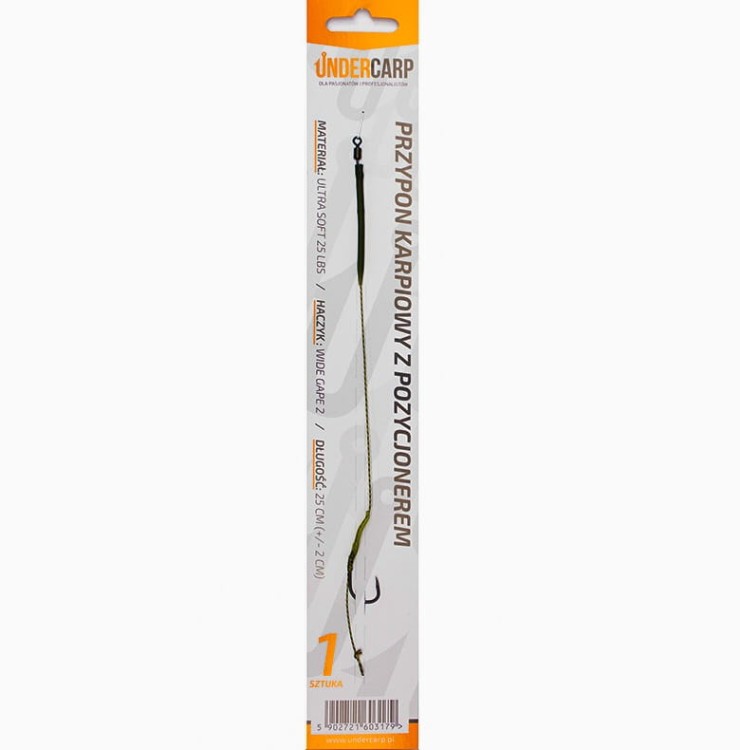 Undercarp Przypon Karpiowy z Pozycjonerem - rozmiar 2 5902721605579 Karpiowe Graty - Zdjęcie 1